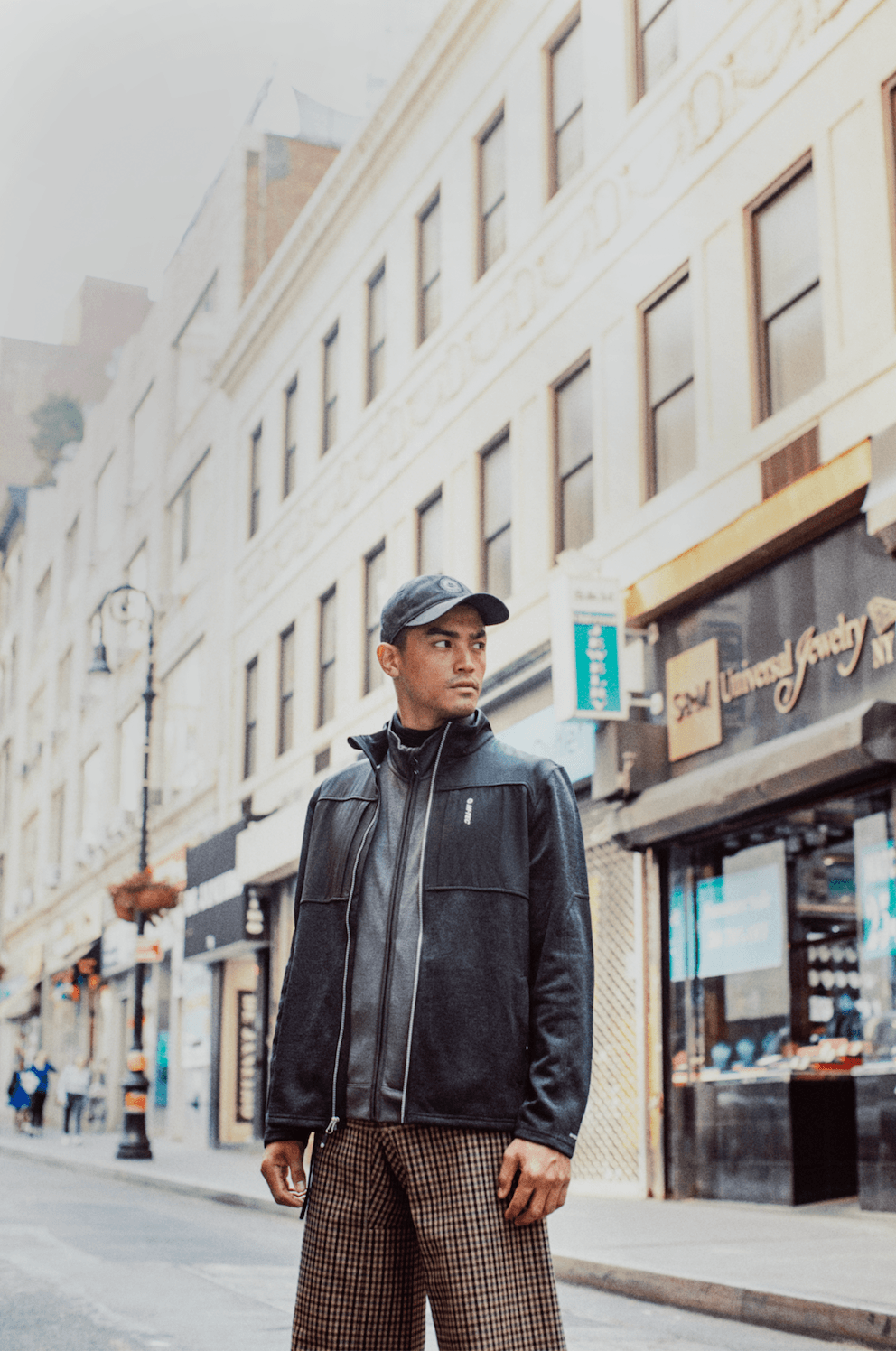 Image may contain Clothing Apparel Jacket Coat Human Person and Overcoat